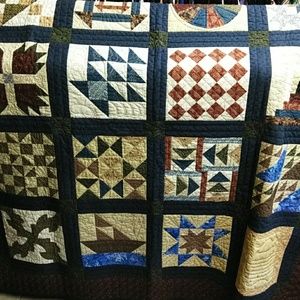 Beautifully made underground railroad quilt